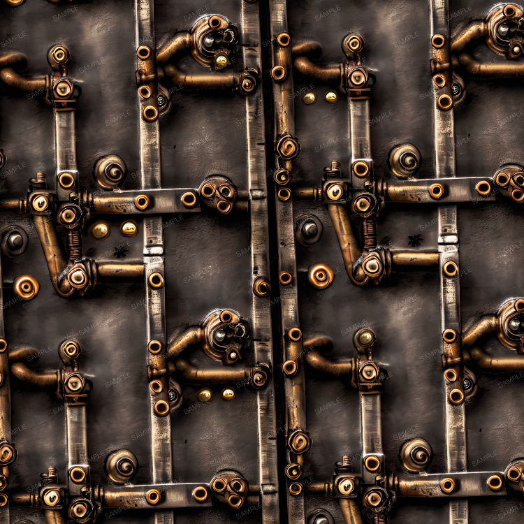 Steampunk Control Panel Backside