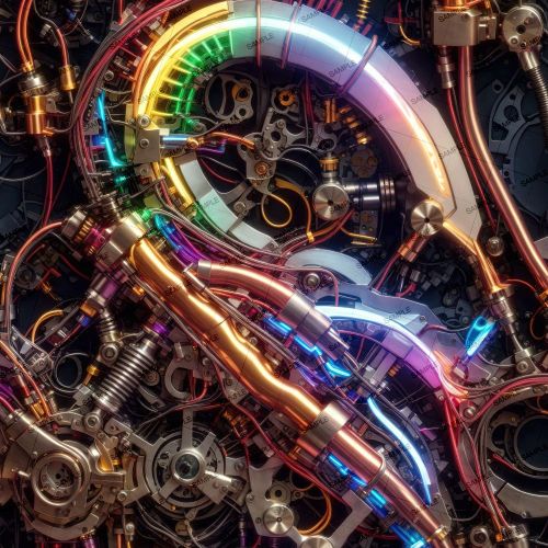 Steampunk Plasma Drive Engine Injector Panel