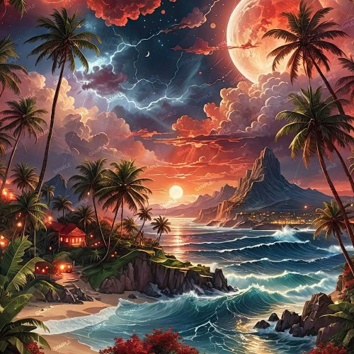 Stormy Beachside