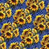Sunflower-Over-Blue-Bandanna