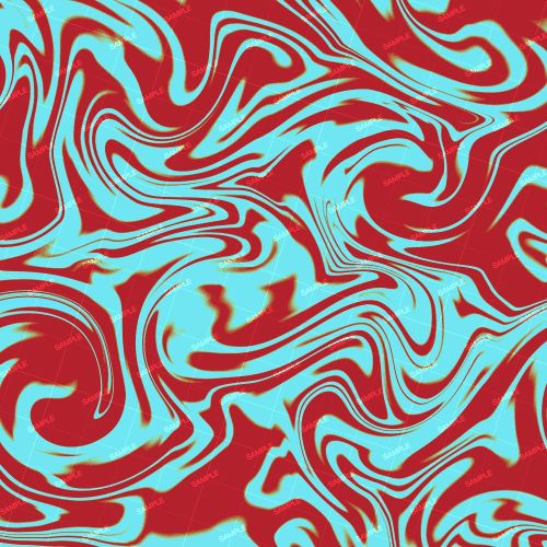 Swirled Paint Maroon and Light Blue