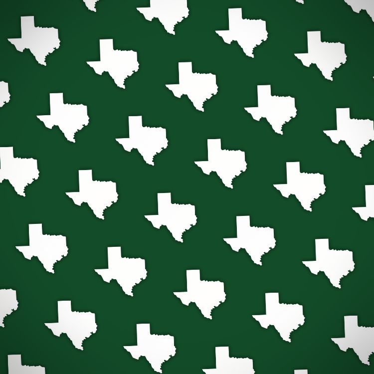 Texas Silhouette Hunter Green