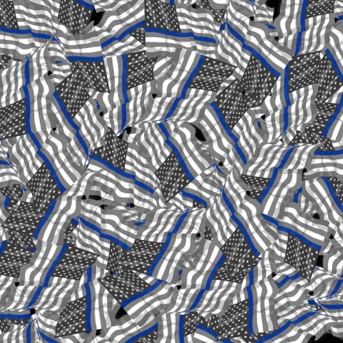 Thin Blue Line Flag