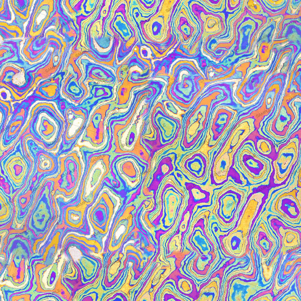 Titanium Damascus Pattern