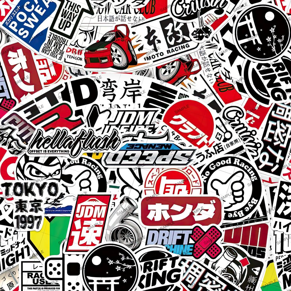 Tokyo Drift Racing Stickers