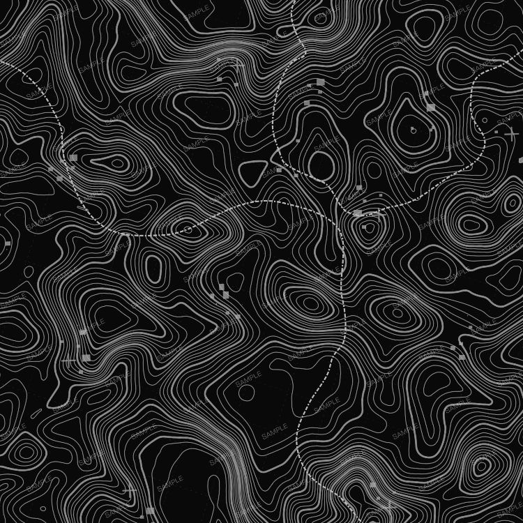 Topographical Camouflage Black