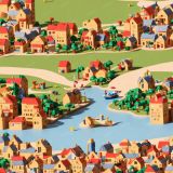 Toy-Block-Village