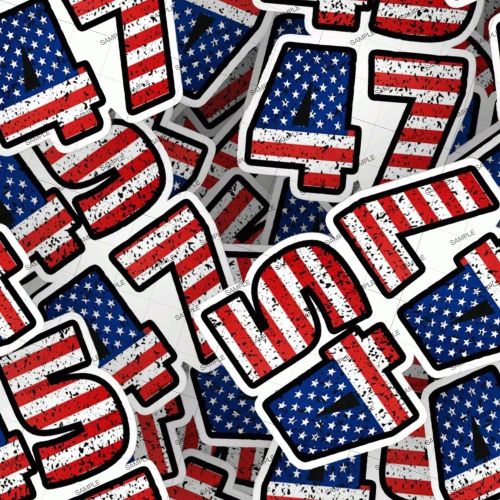 Trump 45-47 Stickers