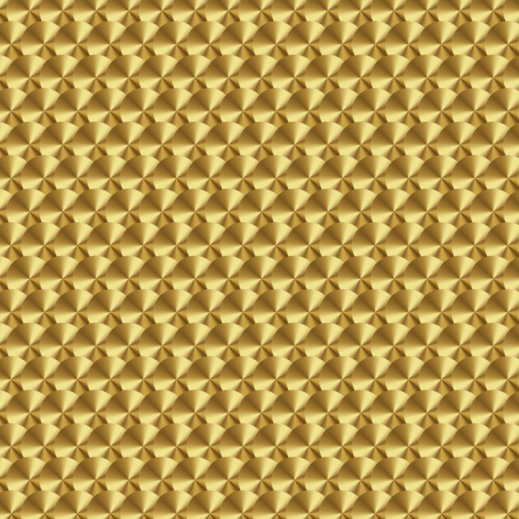 Engine Turned Gold Leaf