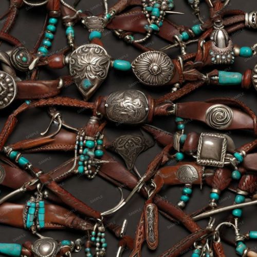 Turquoise and Leather 43