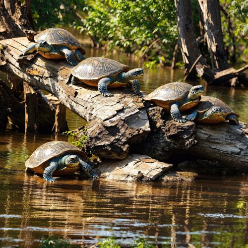 Turtles Sunning Themselves