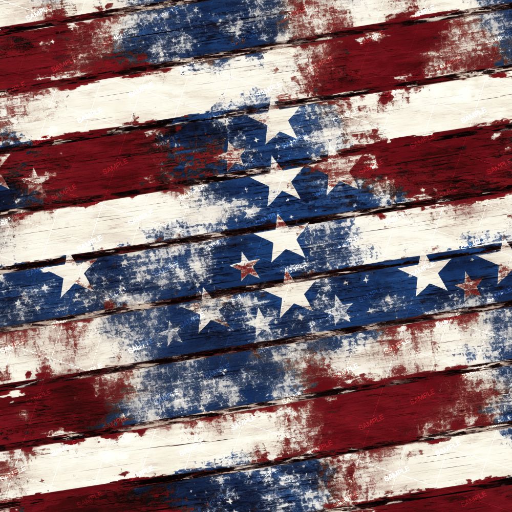 US Flag Painted onto a Wooden Pallet