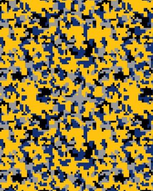 University of Michigan Blue & Gold Digital Camouflage