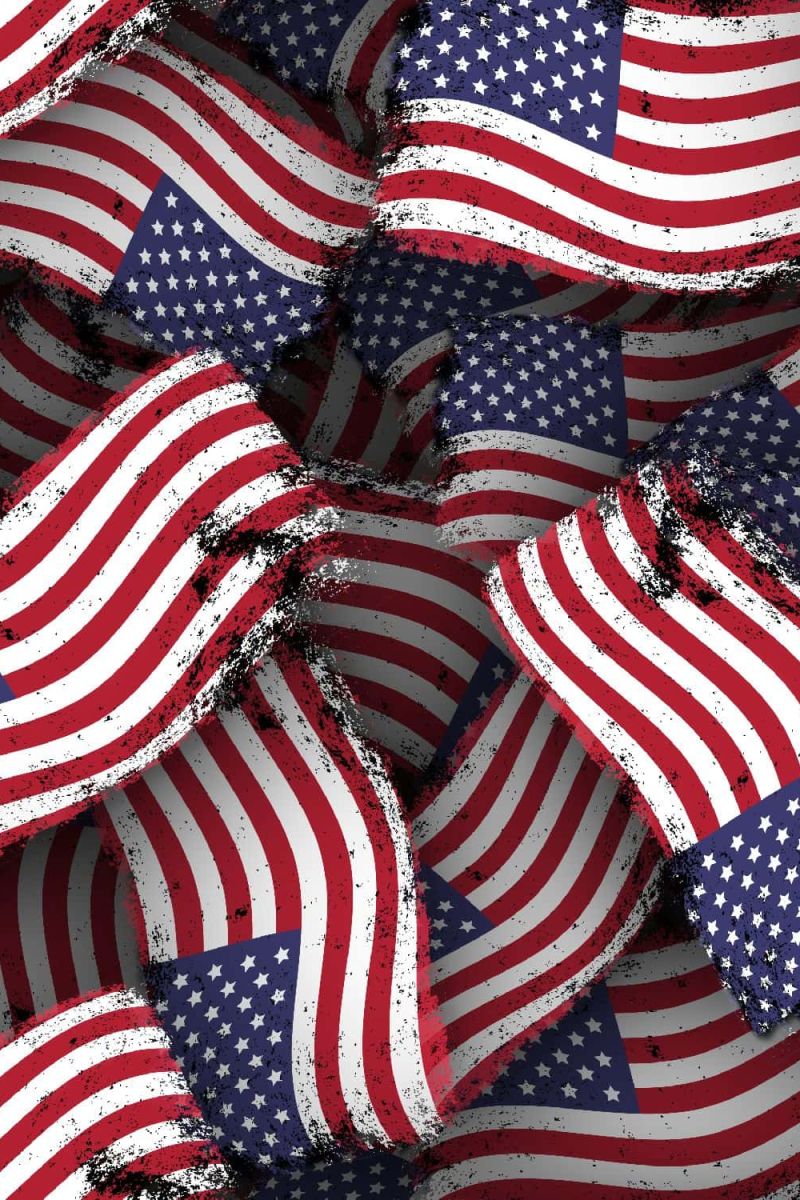 US Grunge Flag 23