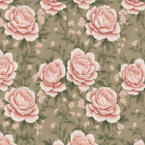 Vintage Botanical Wallpaper Flower Pattern 45