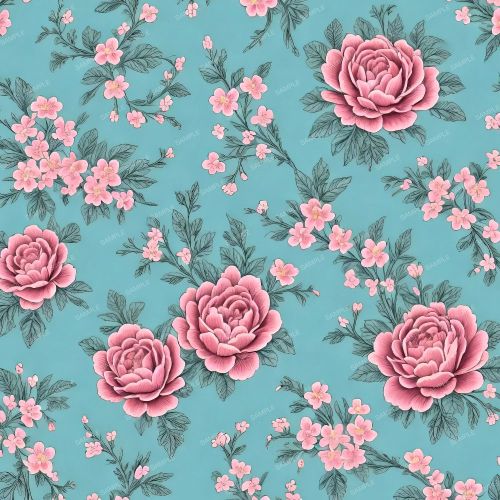 Vintage Flower Wallpaper Pattern 49
