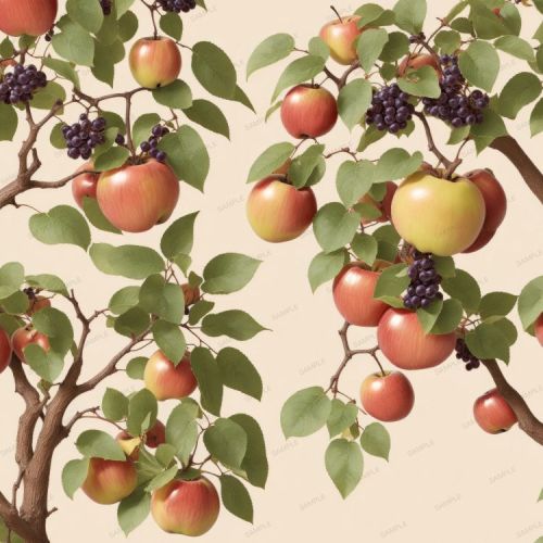 Vintage Fruit Trees