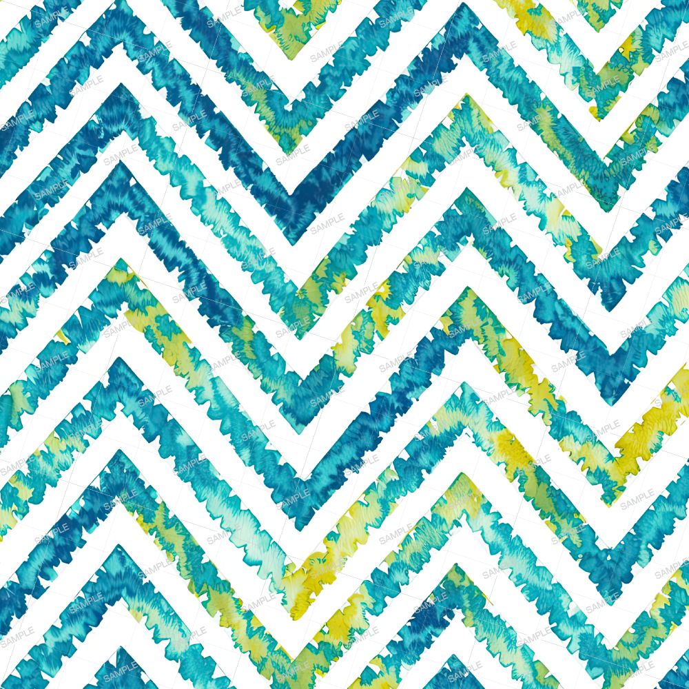 Watercolor Chevron Zig Zag Pattern