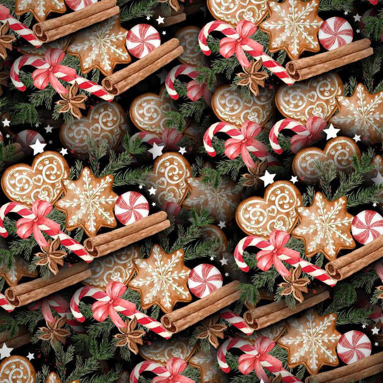 Watercolor Christmas Cookies 22