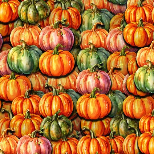 Watercolor Pumpkins 42