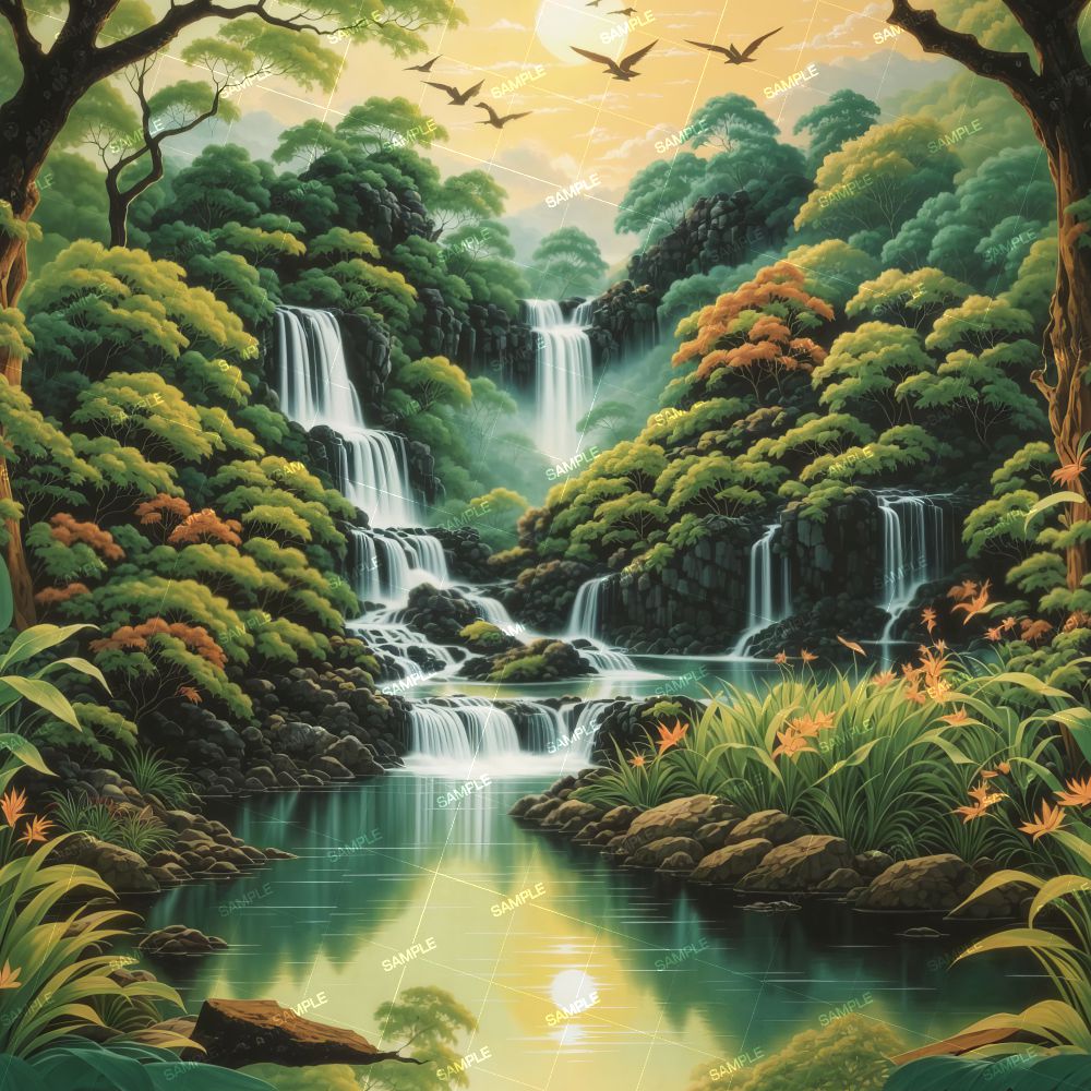 Waterfall in Paradise