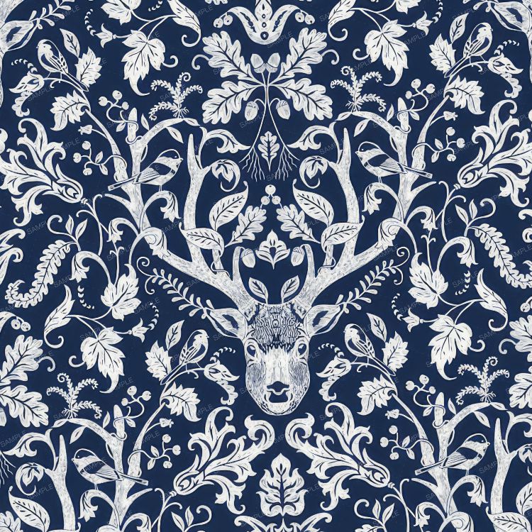Woodland Deer Wallpaper