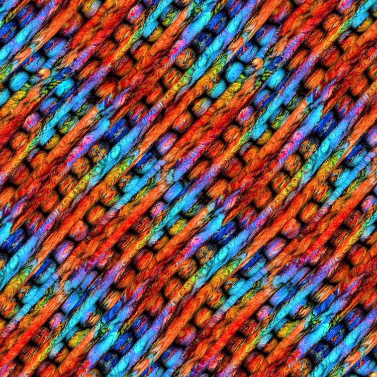 Woven Rainbow Fabric