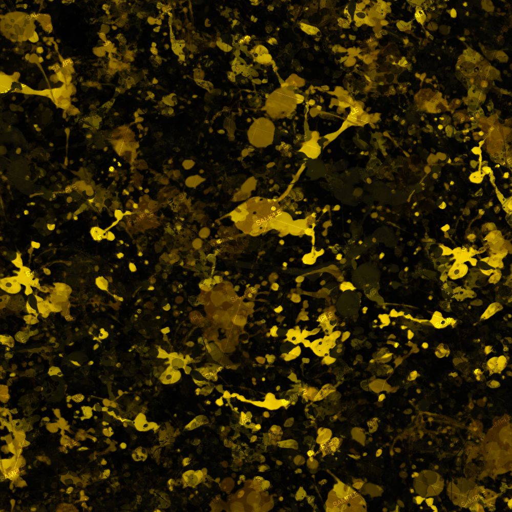 Yellow Black Splatters 22