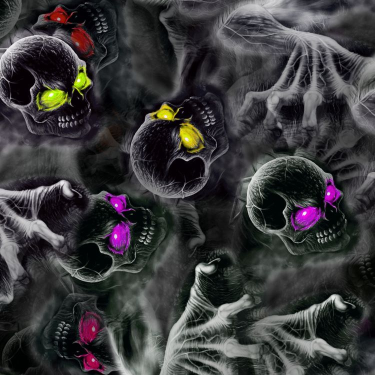 Zombie Grave Multi Color Eyes