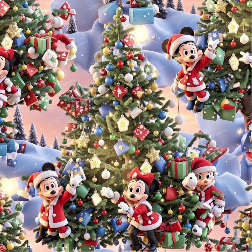 3D Christmas Tree with Mickey 43