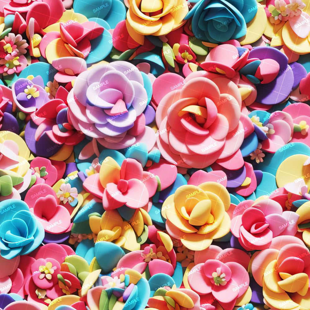 3D Clay Flowers