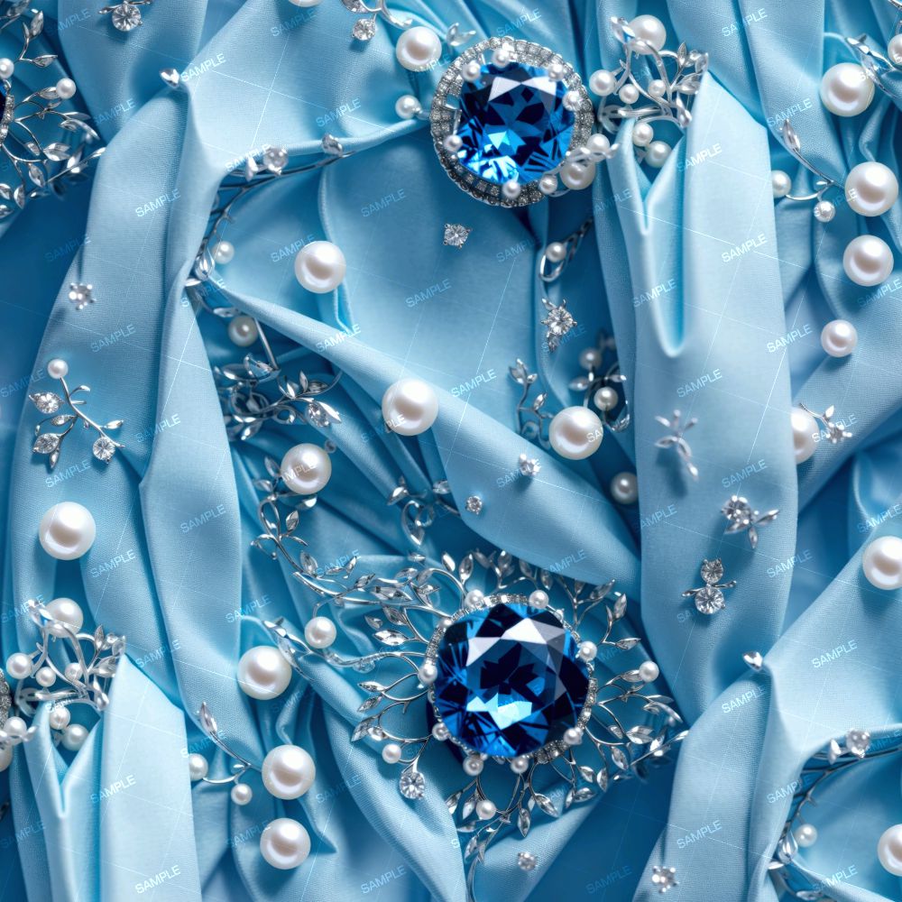 Azure Diamonds and Pearls
