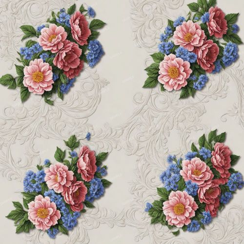 Baroque Flowers and Scrollwork