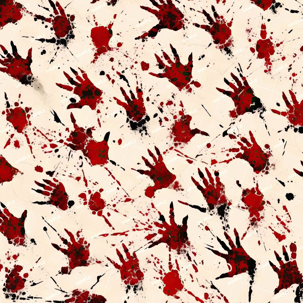 Bloody Hand Prints 43