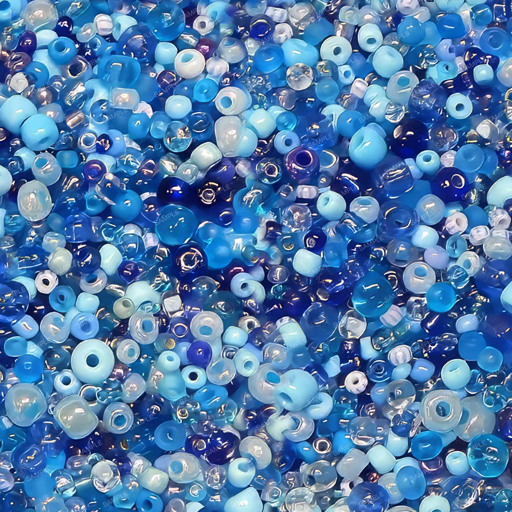 Blue Glass Beads