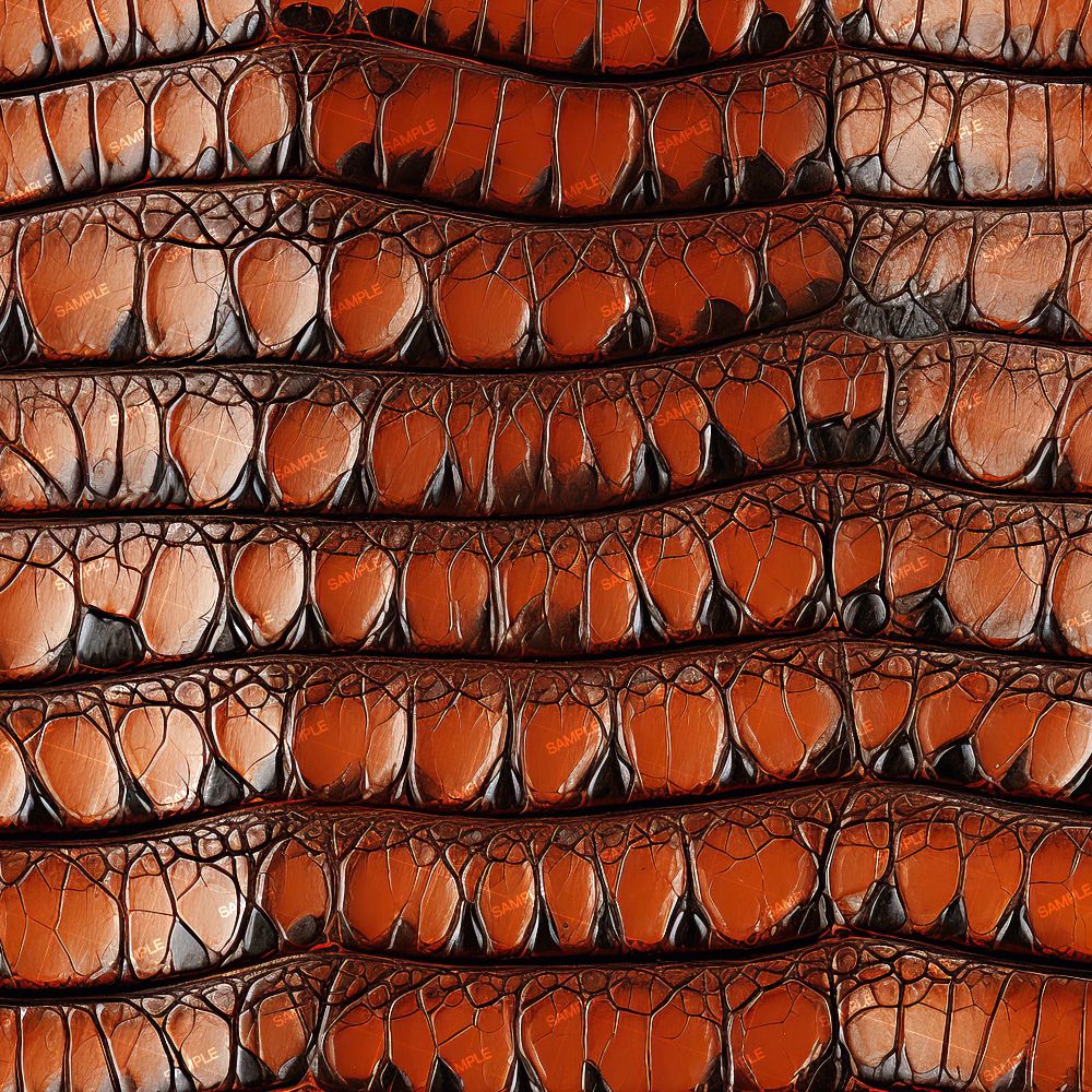 Brown Armadillo Leather