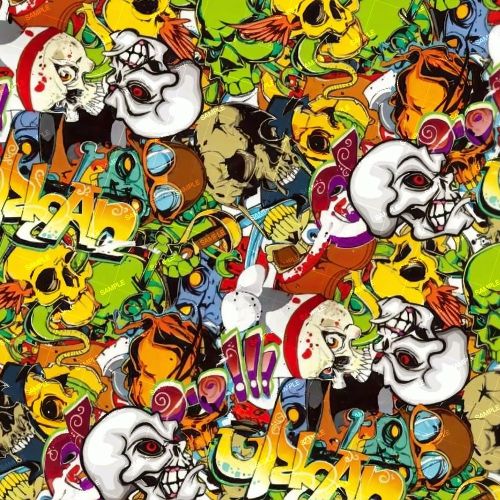 Cartoon Skulls Bomb