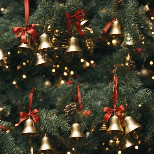 Christmas Tree with Brass Bells 43