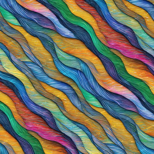 Colored Pencil Waves 42