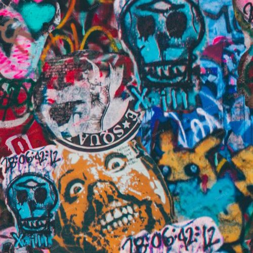 Colorful Wall Graffiti