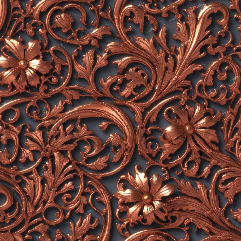 Copper Scrollwork 22