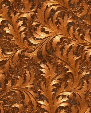 Copper Scrollwork 45
