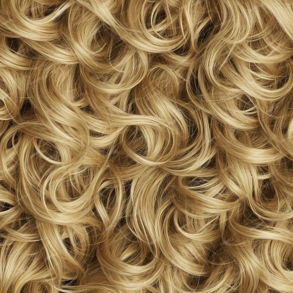 Curly Blonde Hair