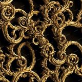 Draculas-Golden-Scrollwork-Wallpaper