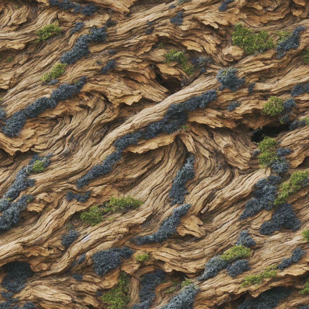 Driftwood with Fungus Growth