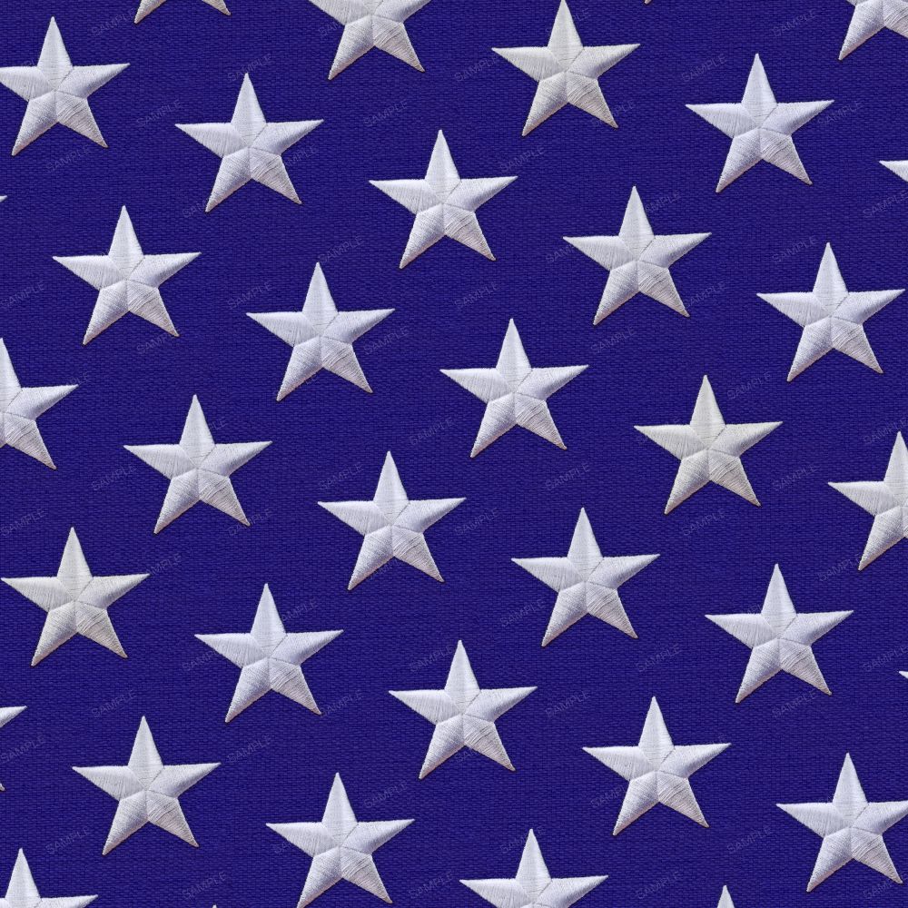 Embroidered US Flag Starfield