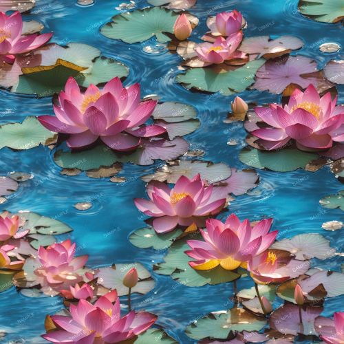 Floating Lotus Flowers 43