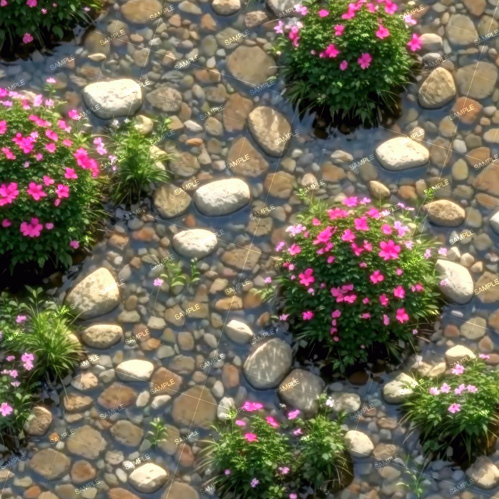 Flowers in a Creekbed