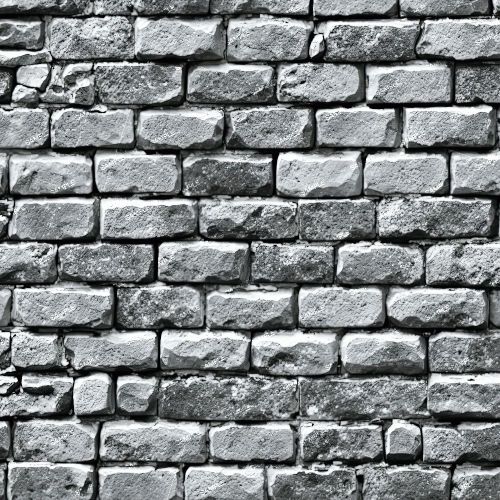 Grey Brick Wall 25