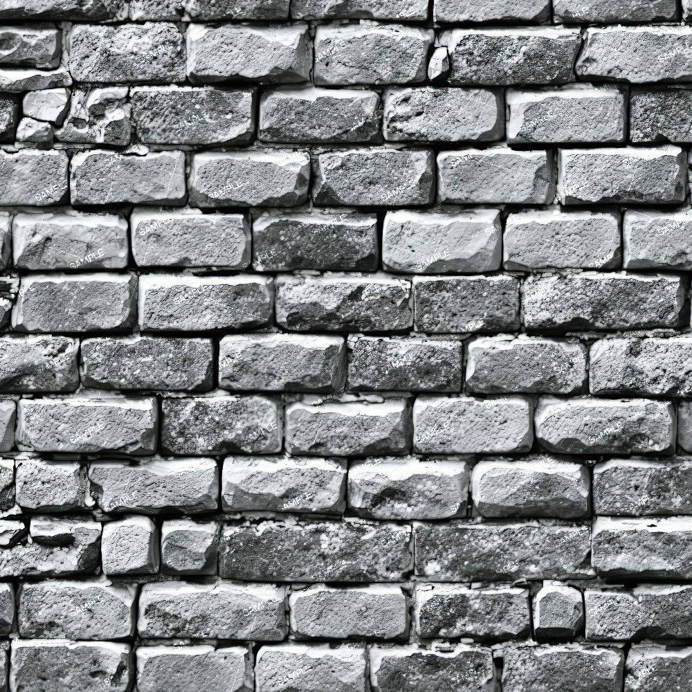 Grey Brick Wall 25